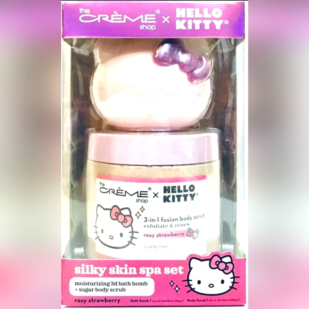 The Crème Shop X Hello Kitty - Silky Spa Set – Rosy Strawberry